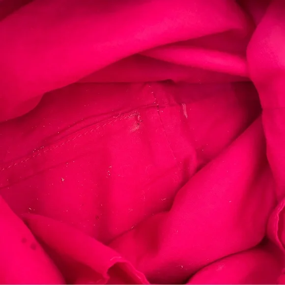 Marimekko Avon Breast Cancer Crusade Red/Pink Floral Tote Bag (Stained) - Picture 12 of 15